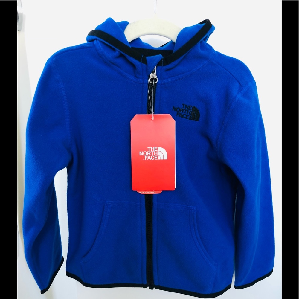 NWT North Face Toddler Glacier Full Zip Hoodie, 24 Months
